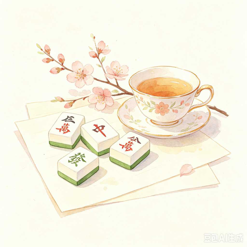 high resolution mahjong tiles print