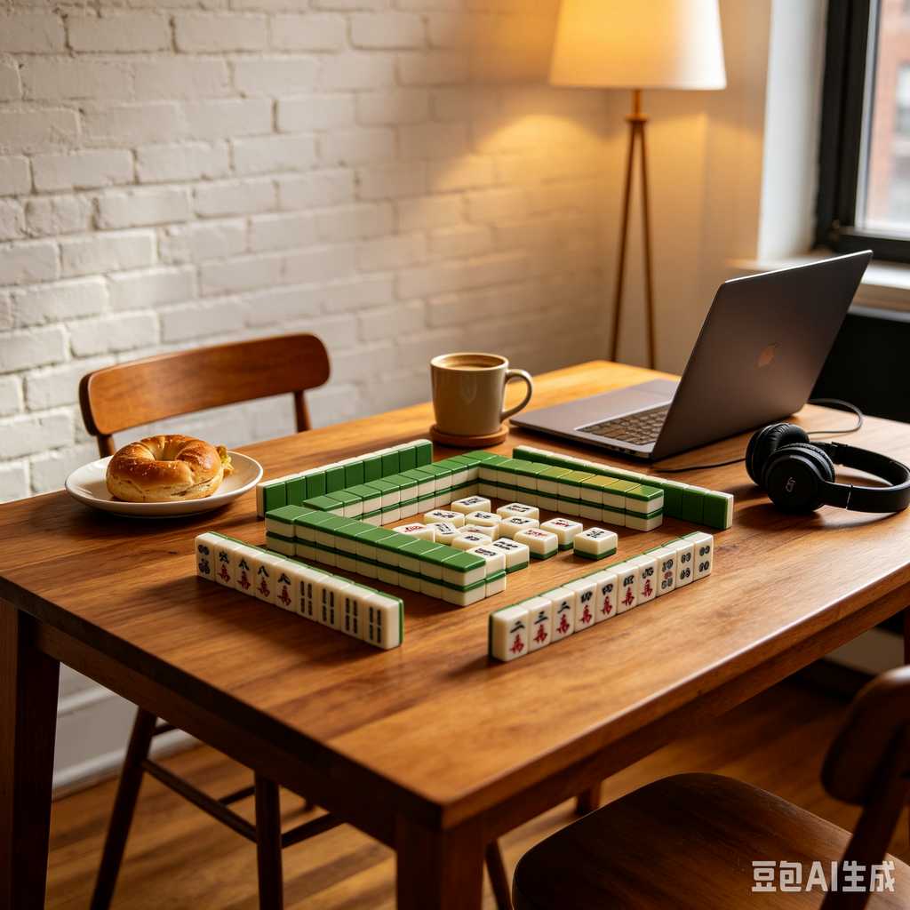 camping mahjong game set